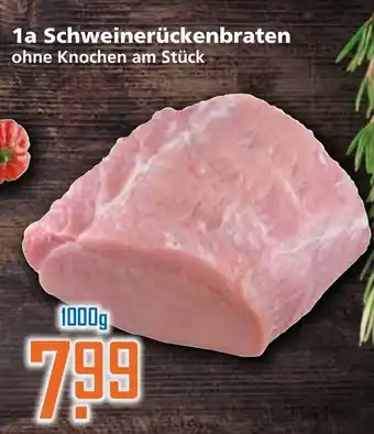 Klaas und Kock 1a Schweinerückenbraten 1000g Angebot