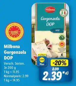 Lidl Milbona Gorgonzola DOP Angebot