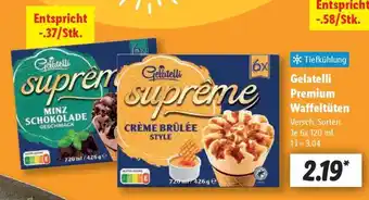 Lidl Gelatelli Premium Waffeltüten Angebot