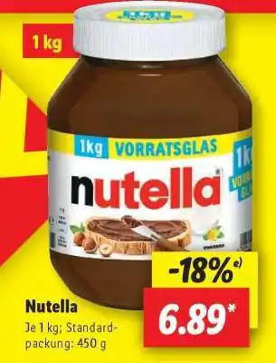 Lidl nutella Angebot