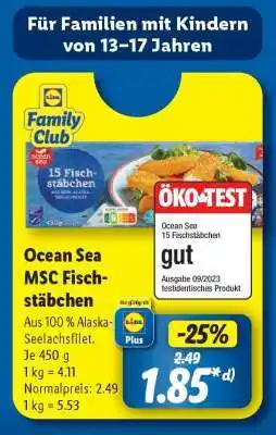Lidl Ocean Sea MSC Fischstäbchen Angebot