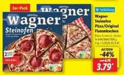 Lidl Wagner Steinofen Pizza/Original Flammkuchen Angebot