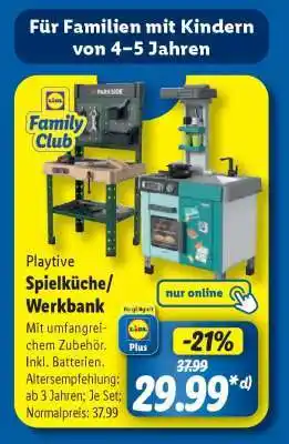 Lidl Playtive Spielküche/Werkbank Angebot