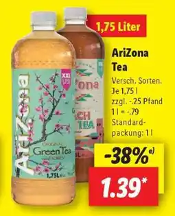 Lidl AriZona Tea Angebot