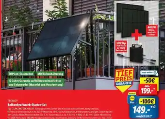 Lidl Balkonkraftwerk-Starter-Set Angebot