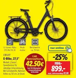 Lidl E-Bike, 27,5 Angebot
