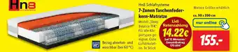 Lidl 7-Zonen-Taschenfederkern- Matratze Angebot