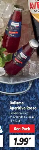 Lidl Italiano Aperitivo Rosso Angebot