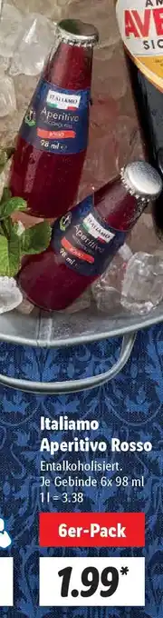 Lidl Italiano Aperitivo Rosso Angebot