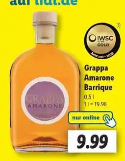 Lidl Grappa Amarone Barrique Angebot