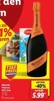 Lidl Mionetto Prosecco DOC, brut Angebot