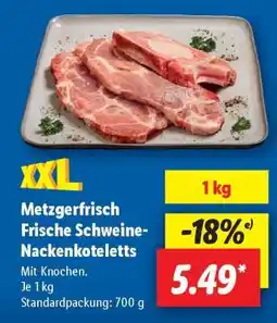 Lidl Metzgerfrisch Frische Schweine-nackenkoteletts Angebot
