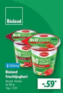 Lidl Bioland Fruchtjoghurt Angebot