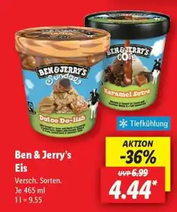 Lidl BEN & JERRY’S Eis Angebot
