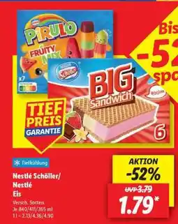 Lidl Nestlé Schöller/Nestlé Eis Angebot