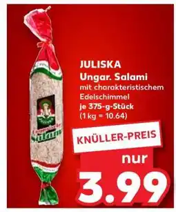Kaufland JULISKA Ungar. Salami Angebot