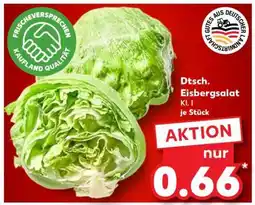 Kaufland Dtsch. Eisbergsalat Angebot