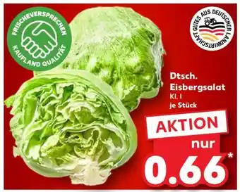 Kaufland Dtsch. Eisbergsalat Angebot