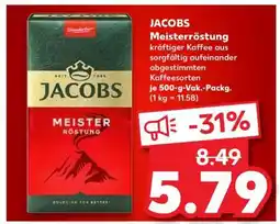 Kaufland JACOBS Meiterröstung Angebot