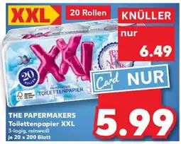 Kaufland THE PAPERMAKERS Toilettenpapier XXL Angebot