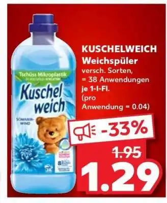 Kaufland KUSCHELWEICH Weichspüler Angebot