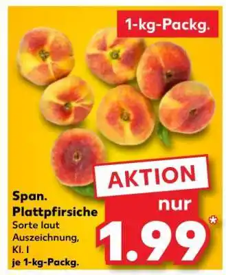 Kaufland Span. Plattpfirsiche Angebot