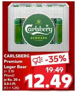 Kaufland CARLSBERG Premium Lager Beer Angebot