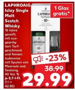 Kaufland LAPHROAIG Islay Single Malt Scotch Whisky Angebot