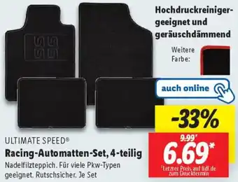 Lidl ULTIMATE SPEED Racing-Automatten-Set, 4-teilig Angebot