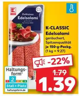 Kaufland K-CLASSIC Edelsalami Angebot