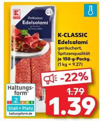 Kaufland K-CLASSIC Edelsalami Angebot