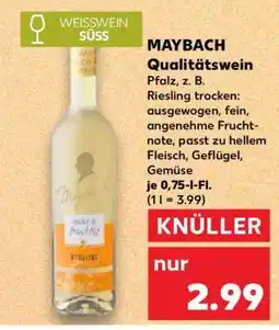 Kaufland MAYBACH Qualitätswein Angebot