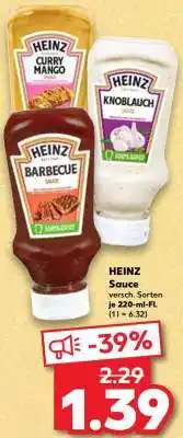 Kaufland HEINZ Sauce Angebot