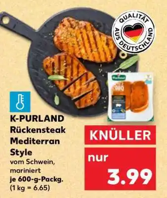 Kaufland K-PURLAND Rückensteak Mediterran Style Angebot