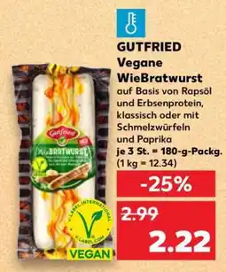 Kaufland GUTFRIED Vegane WieBratwurst Angebot