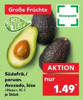 Kaufland Avocado, lose Hass, Kl. I je Stück Angebot