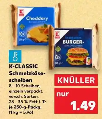 Kaufland K-CLASSIC Schmelzkäsescheiben Angebot