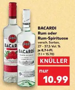 Kaufland BACARDI Rum oder Rum-Spirituose Angebot