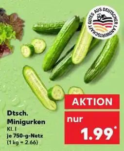 Kaufland Dtsch. Minigurken Angebot