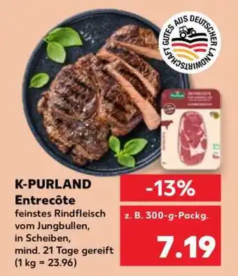 Kaufland K-PURLAND Entrecôte Angebot