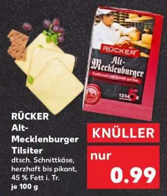 Kaufland RÜCKER Alt-Mecklenburger Tilsiter Angebot