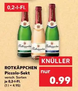 Kaufland Rotkäppchen Piccolo Sekt Angebot
