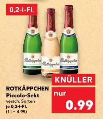 Kaufland Rotkäppchen Piccolo Sekt Angebot