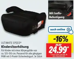 Lidl ULTIMATE SPEED Kindersitzerhöhung Angebot