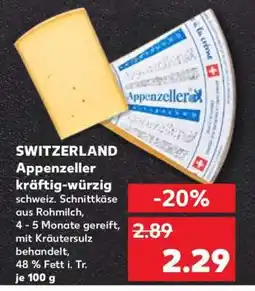 Kaufland Appenzeller kräftig-würzig Angebot