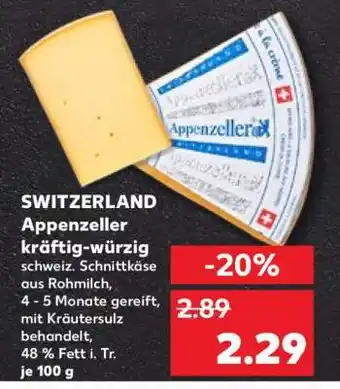 Kaufland Appenzeller kräftig-würzig Angebot