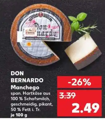 Kaufland Don Bernardo Manchego Angebot
