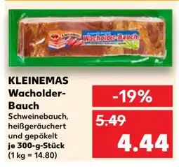 Kaufland KLEINEMAS Wacholder- Bauch Angebot