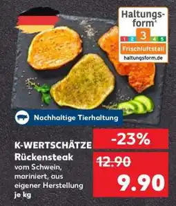 Kaufland K-WERTSCHÄTZE Rückensteak Angebot