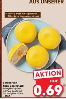 Kaufland Berliner mit Yuzu-Geschmack Angebot